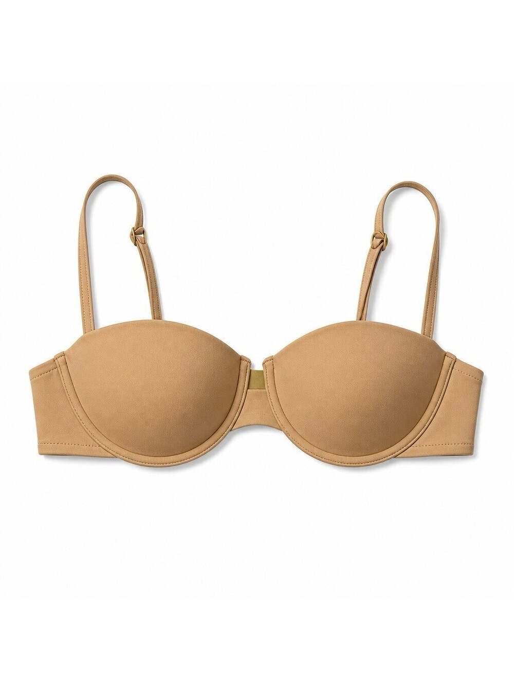 ONIA DAHLIA PADDED UNDERWIRED BIKINI TOP NUDE SIZE XS